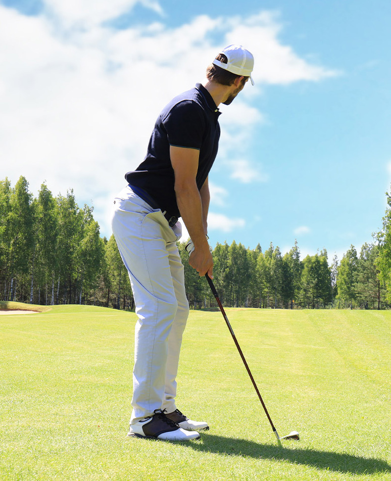 Chiropractor adjustments for golf players